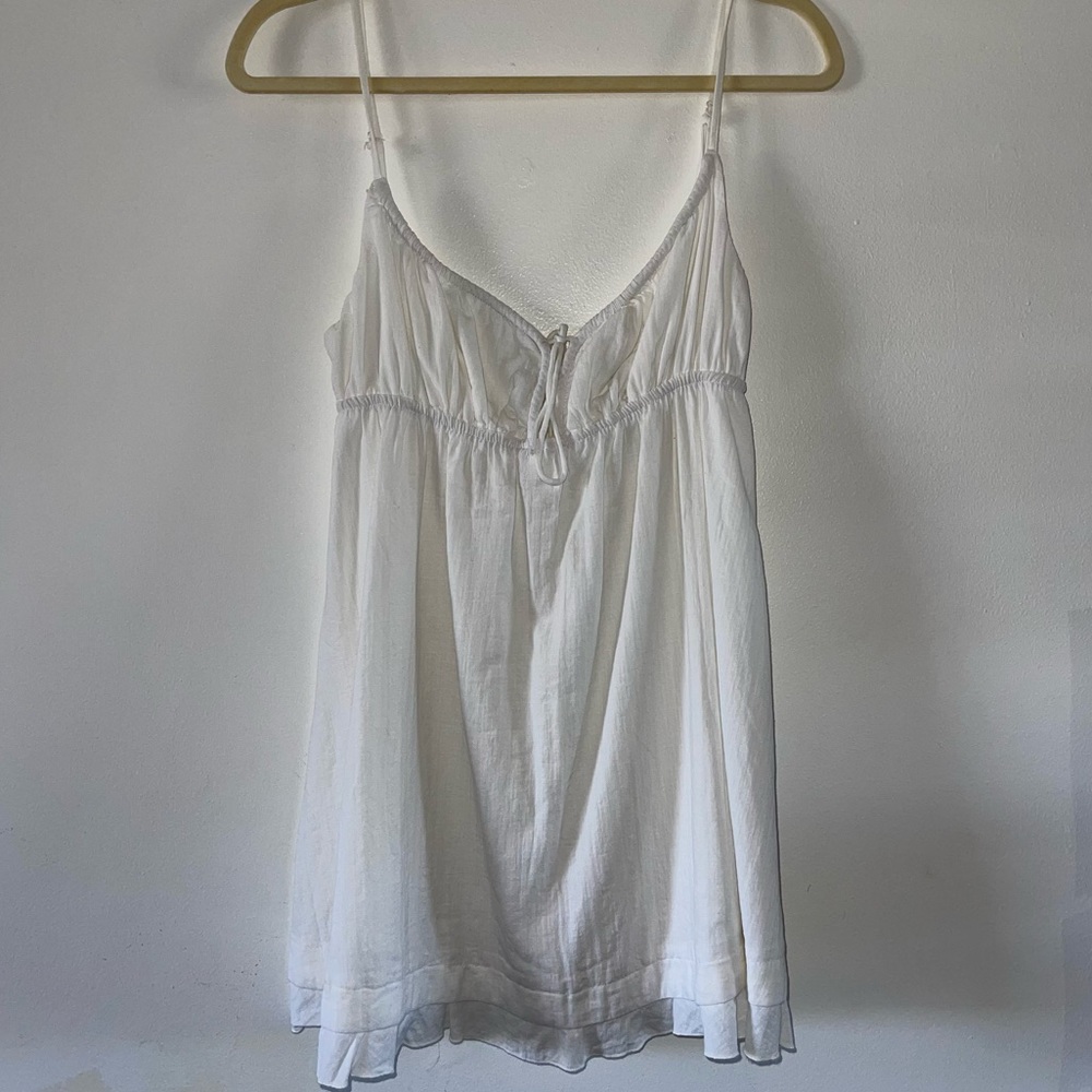Princess Polly EMPRESS OF LOVE MINI DRESS WHITE